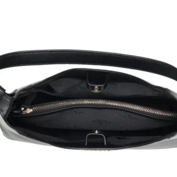 The Kate Spade Aster Black Pebbled Leather Hobo Bag - Picture 2 of 5